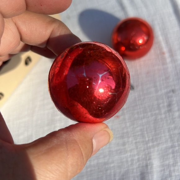 Vtg Shiny Brite Glass Christmas Tree Ornaments 12 USA made. - Picture 15 of 17